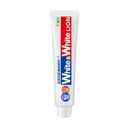 狮王 牙膏日本进口大白牙膏成人含氟防蛀White女生清新口气150g/支