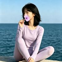 久岁伴 秋衣秋裤男童女童抑菌透气睡衣换季内衣大童家居服