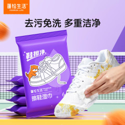 蓬松生活 擦鞋湿巾6抽*10包