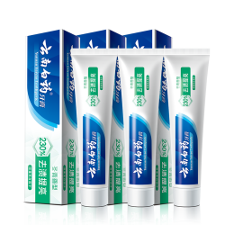 云南白药 牙膏成人冬青香型165g*3支