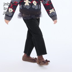 jnby by JNBY 宽松休闲九分直筒裤时尚简约洋气秋男女童jnbybyjnby