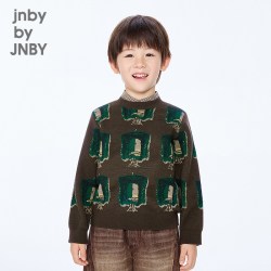 jnby by JNBY 长袖套头毛衫H型保暖25冬男女童jnbybyjnby