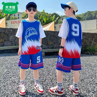 木木屋 9号篮球服2026洋气男女童速干衣跑步健身运动潮数码印工艺