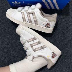阿迪达斯 SUPERSTAR CF C儿童低帮舒适耐磨运动板鞋 IH3499