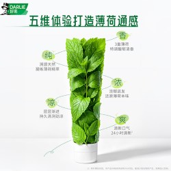 好来 至尊浓薄荷 120g 原黑人牙膏 口气减少异味