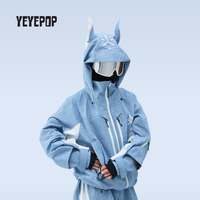 YEYEPOP雪服套装27新款男女款防风防水耐磨加棉保暖专业滑雪服