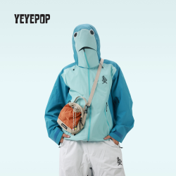 YEYEPOP凤尾鱼27新款男女防风防水高性能轻壳户外徒步登山外套