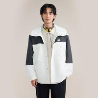new balance NB官方正品男款秋冬简约连帽梭织外套AMJ43302