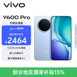 vivo Y600 Pro 10200mAh蓝海电池 浩渺蓝 12GB+512GB 5G手机