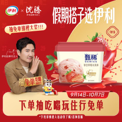 伊利 甄稀 GEMICE yili 伊利 甄稀 挚恋草莓口味冰淇淋 270g