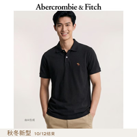 Abercrombie & Fitch 124-6035 美式复古 黑色 M POLO衫