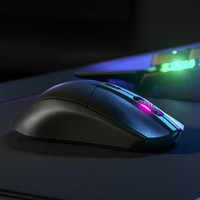 赛睿 Rival 3无线鼠标 光学传感器 6键设计 400+小时续航  2.4G LED 106g