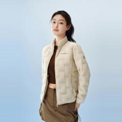 波司登 [云感鹅绒]波司登2026新款轻薄羽绒服90绒女士短款立领保暖外套