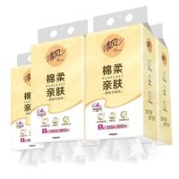 清风 悬挂式抽纸 4层加厚1000张*5提