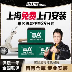超威电池 超威 真A+2代 铅酸电池