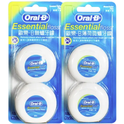 欧乐B OralB欧乐B牙线微蜡牙线50m*4盒