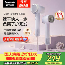 松下 EH-NE6L 负离子速干 霞光紫 电吹风