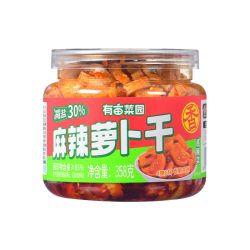 有亩菜园 酸豆角罐装酱菜麻辣黄瓜大罐装榨菜香辣麻辣萝卜干下饭菜