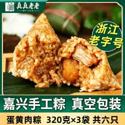 真真老老 嘉兴粽子肉粽320g