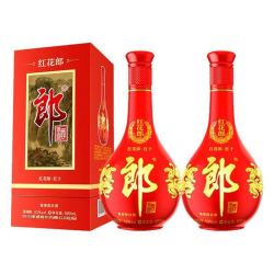 郎酒 红花郎红十白酒53度500ml*2瓶