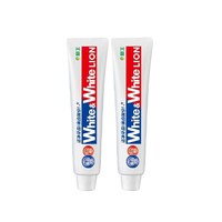 狮王 日本LION/狮王white大白牙膏150g*2支清新口气