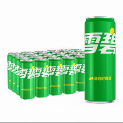 雪碧 汽水 清爽柠檬味330ml*24罐