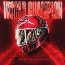 SHOEI 马奎斯2025MOTOGP总冠军纪念版头盔  电镀红 M