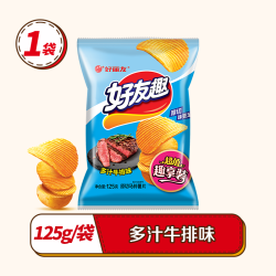 好丽友 好友趣薯片韩国泡菜火鸡面有趣蜂蜜黄油土豆零食见手青香菜