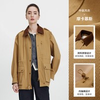 移动端：navigare 意大利小帆船中装巴恩风衣女士2026秋季新款宽松休闲外套