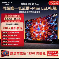 创维 A4F Pro系列 65A4F Pro 液晶电视 65英寸  固定挂架送装一体