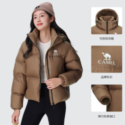 骆驼 臻金City羽绒服女秋冬2026新款男女同款面包服防风外套女保暖