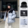 骆驼 户外羽绒服男女款排骨面包服2026冬加厚保暖连帽三防短款鸭绒
