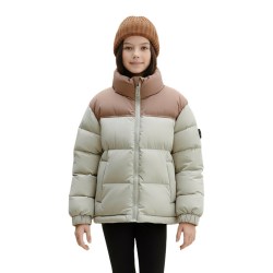 美力城 儿童羽绒服时尚撞色拼接鹅绒服男童新款冬季户外外套019