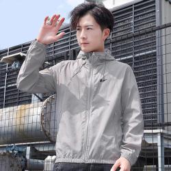 回力 夏季男士户外凉爽透气连帽上衣日常通勤轻薄百搭舒适简约休闲外套