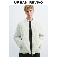 UR UR 2026冬季新款男装 休闲简约百搭波浪绗缝拉链棉服 UMB160002+