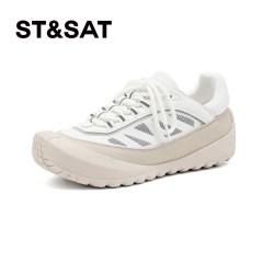 星期六 ST&SAT 2026年秋季款时尚百搭运动鞋女鞋轻便软底休闲鞋SSE3112P33