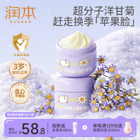 润本 儿童面霜宝宝滋润防皴护理霜滋润补水男女童秋冬保湿面霜 护理霜 50g 2瓶