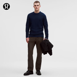 lululemon 丨EasyFive™ 男士五袋款经典剪裁直筒长裤 30L LM5BI2S 胡桃棕 34