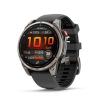 佳明 51mm AMOLED多功能GPS智能手表 钛金属蓝宝石 100米防水运动腕表 石墨色/黑色 51 mm