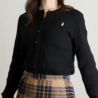 拉夫劳伦 Polo Ralph Lauren针织开衫纯棉开衫140尺码 日本直邮 POLO BLACK M (Kids 140cm)