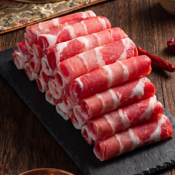 1号会员店 29.9元/斤 进口谷饲原切肥牛卷 净重2斤