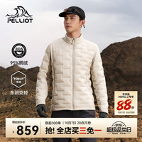 户外徒步：伯希和 轻薄鹅绒羽绒服男冬季外套户外防风保暖运动夹克女115308001米XL