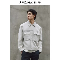 太平鸟 老花工装夹克B1BCE1306
