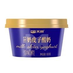 天润 新疆奶皮子酸奶 100g*6杯