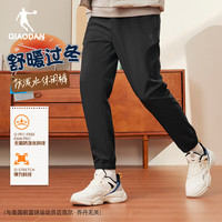 户外轻量防护：乔丹 加绒束脚运动长裤