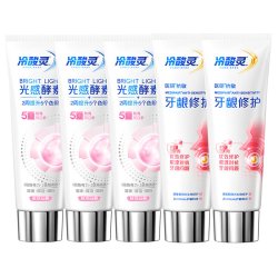冷酸灵 光感酵素牙膏囤货套装清新口气护龈旗舰店