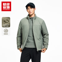 超级安踏 运动棉服男士秋冬保暖防泼水户外徒步露营夹克外套男P棉保暖上衣 风迷绿-2 2XL /男185