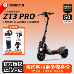 九号 电动滑板车ZT3成人便携式两轮折叠代步车新款炫酷ZT3PRO长续航炫酷拉风家用9号segway双减震