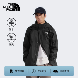 北面 冲锋衣男DRYVENT防风防泼户外硬壳外套26新品 8JS4 JK3 黑色 L 170