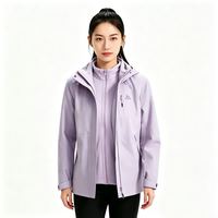 伯希和 山野经典2.0 Pro 户外三合一冲锋衣 登山外套 丁香紫 抓绒内胆 L